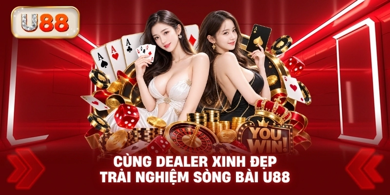 Cùng dealer xinh đẹp trải nghiệm sòng bài U88 